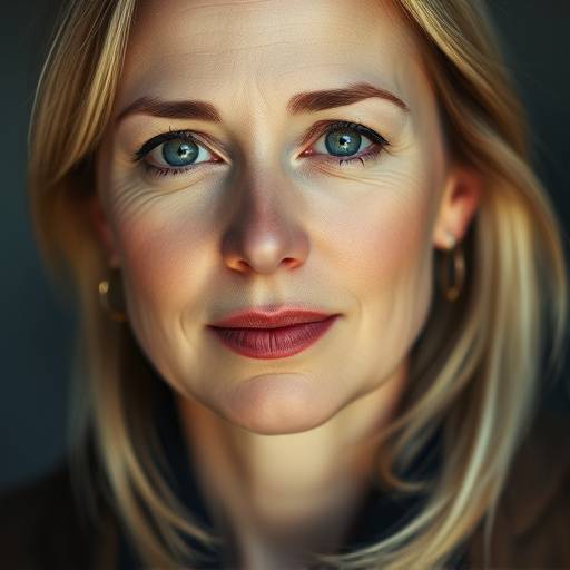 Portrett av Karoline Bakke, stemmetrener